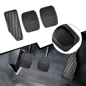 New Practical Indoor Office Pedal Cover Cover 3 Pcs Clutch Gas Black Brake - Picture 1 of 12