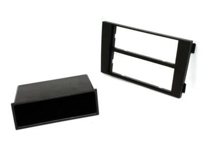 Mascherina supporto radio autoradio Doppio 2 Din AUDI A6 dal 2002 al 2005 - Immagine 1 di 2