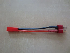 Adapter T-Stecker auf  JST-Buchse Goldkontakt  T-Plug Dean Stecker - Bild 1 von 1