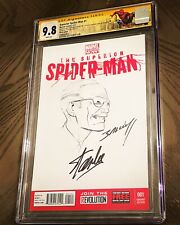SUPERIOR SPIDER-MAN 1 CGC 9.8 SS MARK BAGLEYSKETCH SIGNED BY STAN LEE MINT NYC🔥