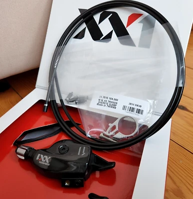 *Sin comisiones de importación* Palanca de cambios trasera Sram XX1, 11 velocidades, abrazadera discreta, cable, nueva en caja Foto 1 de 2