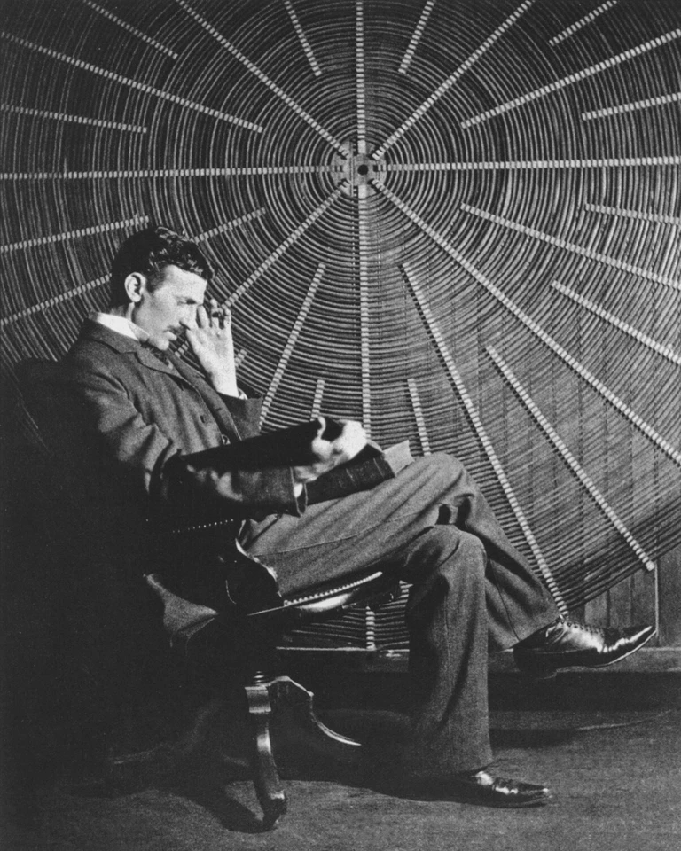 Nikola Tesla 8X10 Photo Picture Image American inventor engineer futurist AC #7 - Image 1 of 1