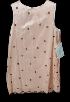 Niñas Vestido Negro Bailey Niños Ropa Formal Cumpleaños Fiesta Talla 4 Punto Rosa Foto 1 de 4