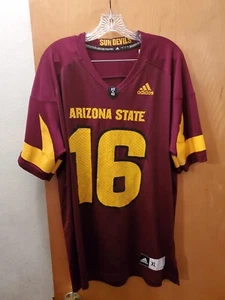 Adidas Arizona State Sun Devils  #16 Football Jersey - PT42- Men's Size XL EUC - Picture 1 of 6