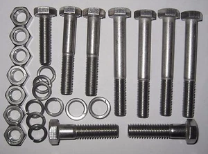 MGB Engine to Gearbox Fit Kit (Pre GHN/D 4) 18G,GA,GB, 3 synchro box - Stainless - Picture 1 of 1