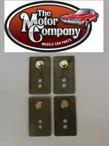 1964 1965 1966 1967 1968 Nova Bench Seat Relocation Bracket Set Made In USA - Bild 1 von 1