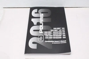 2016 Polaris 550 Indy 144, 155 LXT, Adventure Owners Safety & Maintenance Manual - Picture 1 of 2