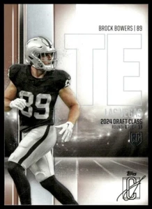 2024 Topps Signature Class Brock Bowers RC Bronze Parallel #129 - Picture 1 of 2