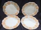 SEASHELLS DINNER PLATES set of 4 MAJOLICA by PORTUGAL excellent! NEVER USED!