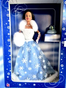 Barbie - "Snow Sensation" - Barbie in Sparkling Snowflake Dress w/White Fur -NIB - Picture 1 of 9