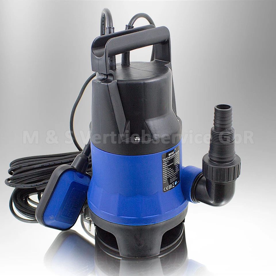 Tauchpumpe Brunnenpumpe Gartenpumpe für Schmutzwasser Garten 400 Watt BITUXX