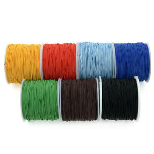 1mm Rubber Band Cord for diary,25m, Making Diary, Leather craft tools