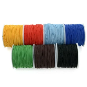 Cable de banda de goma de 1 mm para diario, 25 m, diario de fabricación, herramientas artesanales de cuero - Imagen 1 de 7