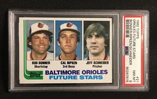 1982 TOPPS #21 CAL RIPKEN JR. RC ORIOLES HOF PSA 8