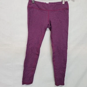 IVIVVA by Lululemon Rhythm Tights Purple Herringbone Size 12 - Picture 1 of 3