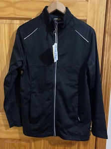 NWT Core 365 Men's Motivate Lightweight Jacket Black Silver CE708 Sz Small - Picture 1 of 8