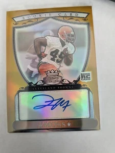 Bowman Sterling Tyrone Moss 2007 variación refractor de oro/1800 marrón 🏈 - Imagen 1 de 1