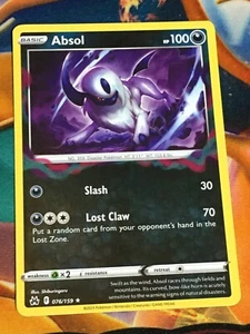 C1033 Pokemon TCG Crown Zenith Absol #076 NM-M Reverse Holo Rare - Bild 1 von 12