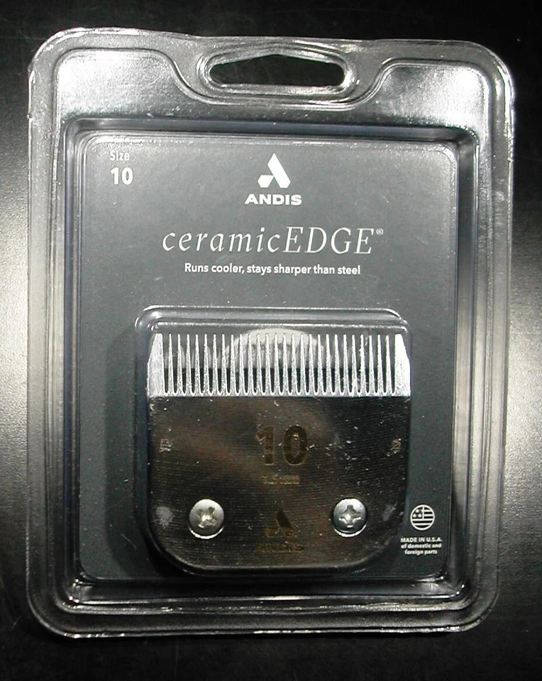 Andis CeramicEdge Detachable Blade - Size 10, Silver