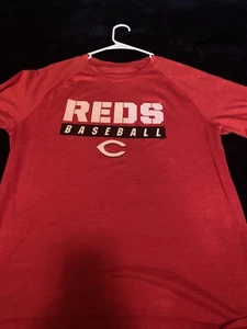 Cincinnati Reds Dri Fit Vintage T Shirt Large. - Picture 1 of 1