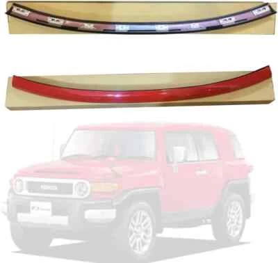 Toyota FJ Cruiser 2007-14 OEM moldura exterior superior parabrisas delantero rojo Foto 1 de 3