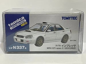 Tomica Limited Vintage Neo Tomytec LV-N337a Subaru Impreza WRX STi Spec C - Picture 1 of 3