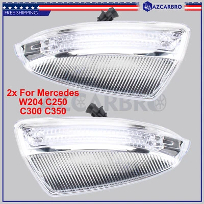 2X Luz intermitente espejo retrovisor para Mercedes Benz W164 ML350 ML450 ML500 A2048200821 Foto 1 de 4
