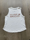 Spiritual Gangster Believe In Miracles Studio Tank Top size small S