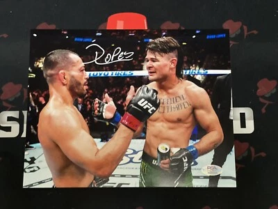 Diego Lopes Autographed UFC MMA 8x10 Photo Full Signature Auto PSA DNA ITP COA - Image 1 of 3