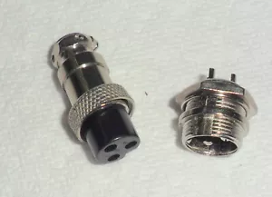 GX16-2 2-poliger Stecker Buchse Luftfahrtstecker Buchse USA Verkäufer schneller Versand - Bild 1 von 2