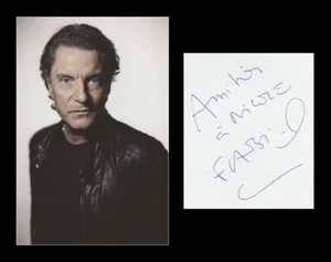 Francis Cabrel - Chanteur français - Rare autographe + Photo - Paris 1996 - Imagen 1 de 3