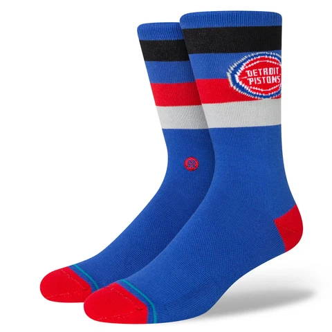 Stance Detroit Pistons Stripe Crew Socks Cover