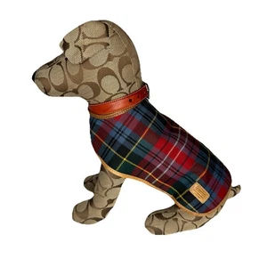Neu ohne Etikett Coach Signature Cs Logo Jack Russell Stofftier Hund mit Kragen und Jacke - Bild 1 von 20