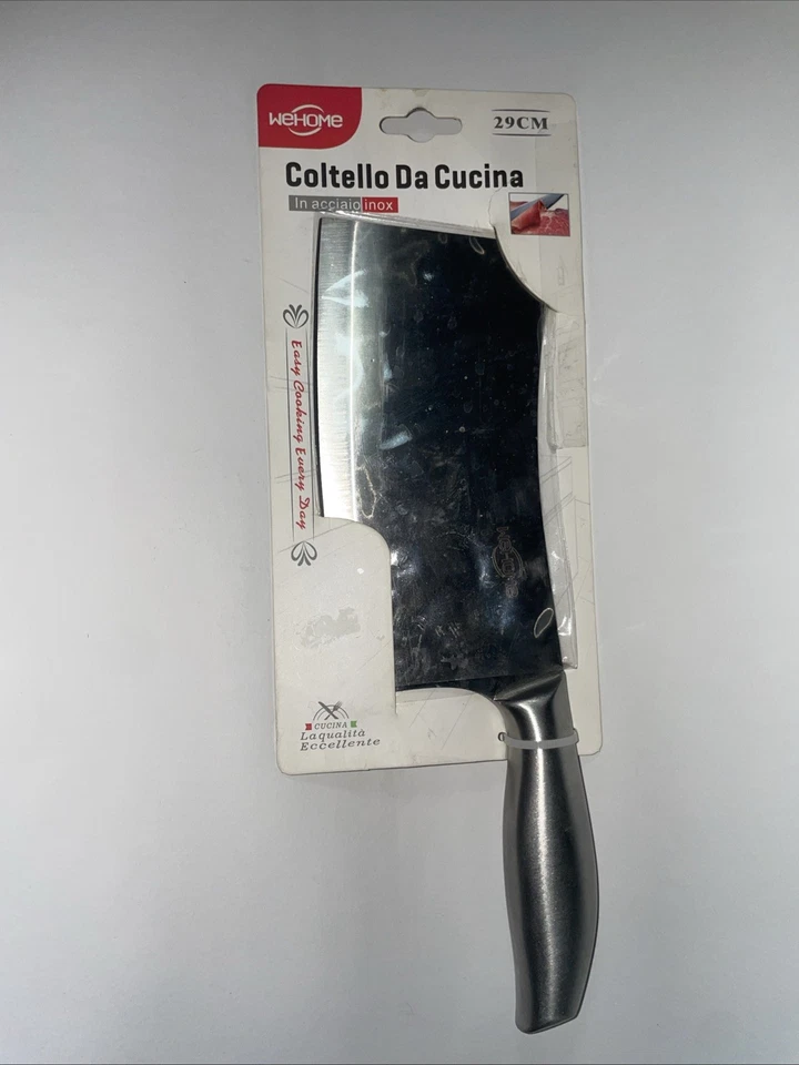 Coltello da Cucina 100% Acciaio Inossidabile Coltello da mannaia per tritare - Immagine 1 di 1