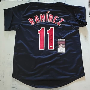 Jose Ramirez Autographed / Signed Jersey Cleveland Guardians JSA Certified XL - Picture 1 of 4