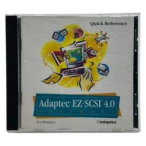 Adaptec EZ-SCSI 4.0 Software Windows CD-ROM & Quick Reference 1995 - Picture 1 of 3