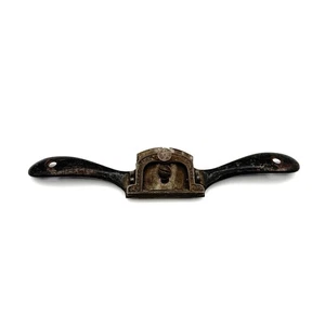 Antique Cast Iron Double Spokeshave Blade Double Handle Woodworking Tool - Picture 1 of 10