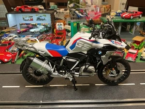 BMW Motorrad R 1250 GS Style Rallye DieCast 1/10 Scale Rubber Tires - Picture 1 of 9