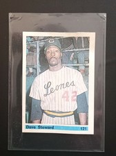 1980-81 Venezuelan Winter League Sticker Dave Stewart RC #121