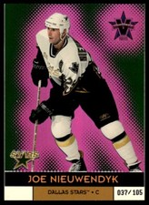 2000-01 Pacific Vanguard Holographic Purple Joe Nieuwendyk 037/105 Dallas Stars