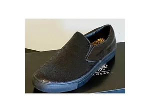 AfterMidnight 6758 Black Sparkling Silver Sequin Shoes - Picture 1 of 2
