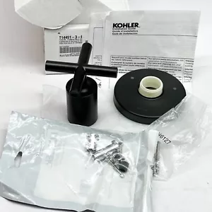 Kohler T14491-3-BL Purist MasterShower valvola di trasferimento trim maniglia trasversale Nero - Foto 1 di 1