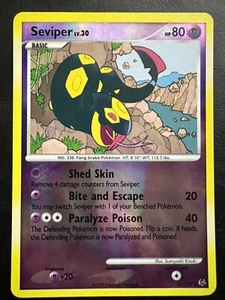 Pokémon Seviper Holo Inverso - Platino - 61/127 - Imagen 1 de 2