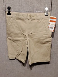 Cat & Jack Girls' Chino Uniform Shorts Khaki 6X New With Tags - Picture 1 of 4