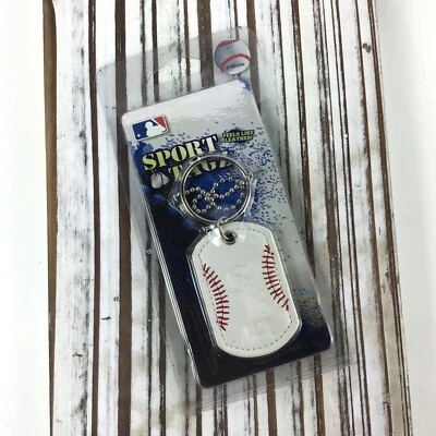 Chicago White Sox MLB Baseball / Fan LOGO Sport Tagz Dog Tag Key Chain Necklace - Image 1 of 4