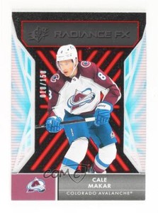 2021-22 SPx Radiance F/X Red 10/150 Cale Makar #RFX-14