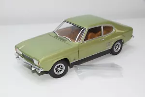 B30 1:18 MINICHAMPS FORD CAPRI 1969-74 MET. GREEN NMINT COND. VERY RARE! - Picture 1 of 16