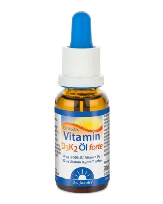 DR. JACOB'S® Dr. Jacob´s Vitamin D3K2 Öl forte - 20 ml PZN 13978701