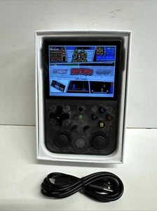 Brand New Anbernic RG353VS Retro Handheld Game Console 3.5" Screen 128GB Black - Picture 1 of 2
