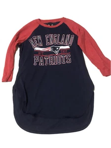 NFL New England Patriots Team Apparel Damen Ladies Small 3/4 Raglan Shirt blau - Bild 1 von 2